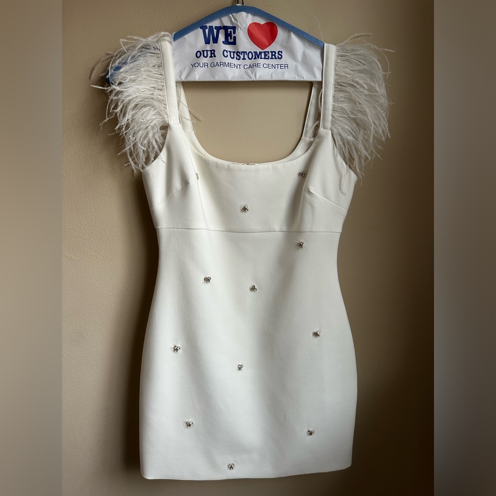 Likely Mini Cameron Feather Dress